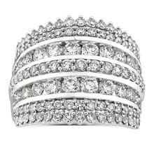 Load image into Gallery viewer, 10ct White Gold Luminesce Lab Grown 2.45 Carat Diamond Ring SIZE N½