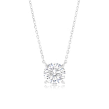 Load image into Gallery viewer, Luminesce Lab Grown 1 Carat Diamond Solitaire Pendant on 10ct White Gold Chain