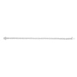 Luminesce Lab Grown Sterling Silver Tennis 0.04 Carat Diamond Bracelet