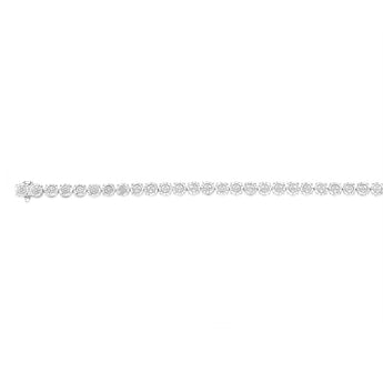 Luminesce Lab Grown 0.22Ct Diamond & Silver Bracelet