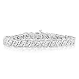 Luminesce Lab Grown 1/4Carat Diamond Bracelet in Sterling silver