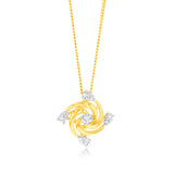 Luminesce Lab Grown 9ct Yellow Gold  0.15 Carat Diamond Pendant