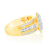 Luminesce Lab Grown 9ct Yellow Gold Ring in1 Carat Diamond