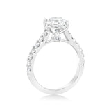 Luminesce Lab Grown 18ct White Gold 2 Carat TW 1.5 Carat Certified Diamond Ring