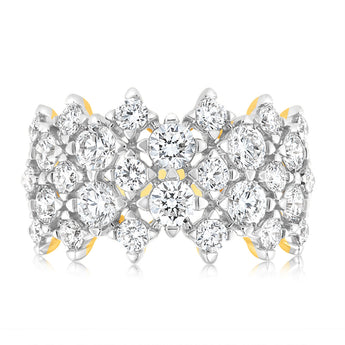 Luminesce Lab Grown 2 Carat Diamond Ring in  9ct Yellow Gold