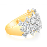 Luminesce Lab Grown 2 Carat Diamond Ring in  9ct Yellow Gold