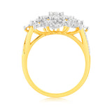 Luminesce Lab Grown 1/2 Carat Diamond Ring in 9ct Yellow Gold