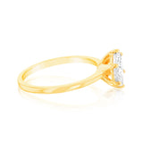 Luminesce Lab Grown 9ct Yellow Gold "2.25 Carat Look" 1/2 Carat Diamond Ring