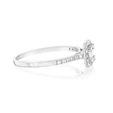 Luminesce Lab Grown 1/4 Carat Diamond Ring in 9ct White Gold