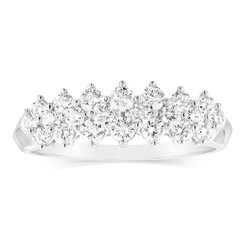 Luminesce Lab Grown 1 Carat Diamond Ring in Sterling Silver