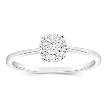Luminesce Lab Grown 13 Diamonds in Sterling Silver