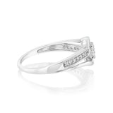 Luminesce Lab Grown 1/4 Carat Wrap Around Ring in Sterling Silver
