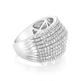 Luminesce Lab Grown 1 Carat Cluster Ring in Sterling Silver