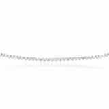 Luminesce Lab Grown 10ct Yellow Gold Tennis Necklace in 5Carat Diamond