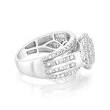 Luminesce Lab Grown 10ct White Gold Ring in 1 Carat Diamond