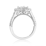 Luminesce Lab Grown 9ct White Gold 1.2 Carat Diamond Round Shaped Bridal Set