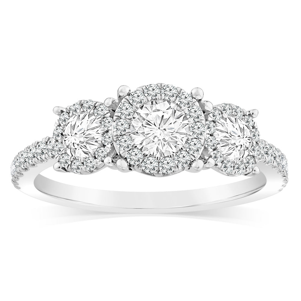 Luminesce Lab Grown 0.95 Carat Diamond Ring in 10ct ? Gold. Grahams