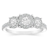 Luminesce Lab Grown 0.95 Carat Diamond Ring in 10ct Gold.