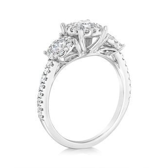 Luminesce Lab Grown 0.95 Carat Diamond Ring in 10ct Gold.