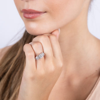 Luminesce Lab Grown 0.95 Carat Diamond Ring in 10ct Gold.