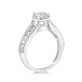 Luminesce Lab Grown 10ct White Gold 1.50 Carat Diamond Ring