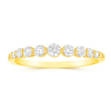 Luminesce Lab Grown 9ct Yellow Gold 1/2 Carat Diamond Eternity Ring
