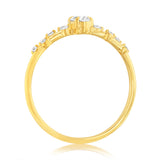 Luminesce Lab Grown 9ct Yellow Gold 1/3 Carat Diamond Solitaire Fancy Ring
