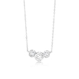Luminesce Lab Grown Sterling Silver 1 Carat Diamond 45cm Chain Included