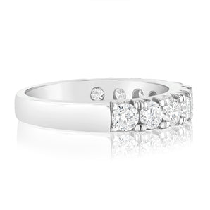 Luminesce Lab Grown 1.5 Carat Diamond Eternity Ring in Sterling Silver