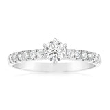 Luminesce Lab Grown 9ct White Gold 1/2 Carat Diamond Ring