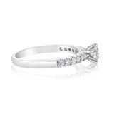 Luminesce Lab Grown 9ct White Gold 1/2 Carat Diamond Ring