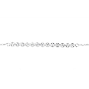Luminesce Lab Grown 13 Diamonds Bracelet in Sterling Silver