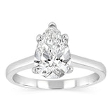 Luminesce Lab Grown 18ct White Gold 2 Carat Diamond Ring