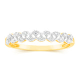 9ct Yellow Gold 1/4 Carat Luminesce Lab Grown Diamond Dress Ring
