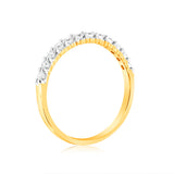 Luminesce Lab Grown 18ct Yellow Gold 0.30 Carat Diamond Eternity Ring