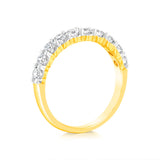 Luminesce Lab Grown 18ct Yellow Gold 3/4 Carat Diamond Eternity Ring