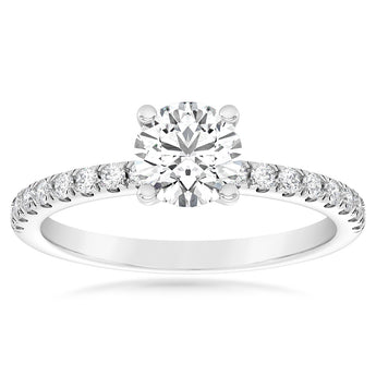 Luminesce Lab Grown Platinum 1 Carat Diamond Ring