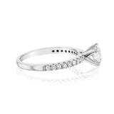 Luminesce Lab Grown Platinum 1 Carat Diamond Ring