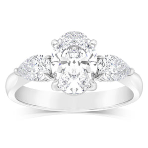 Luminesce Lab Grown Platinum 2.6 Carat Diamond Ring