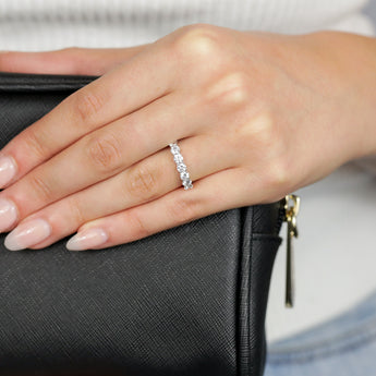 Luminesce Lab Grown Platinum 1 Carat Diamond Eternity Ring