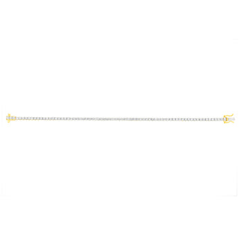 Luminesce Lab Grown 3 Carat Diamond Tennis Bracelet in 9ct Yellow Gold