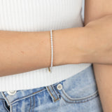 Luminesce Lab Grown 3 Carat Diamond Tennis Bracelet in 9ct Yellow Gold