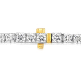 Luminesce Lab Grown 4 Carat Diamond Tennis Bracelet in 9ct Yellow Gold