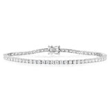 Luminesce Lab Grown 4 Carat Diamond Tennis Bracelet in 9ct White Gold