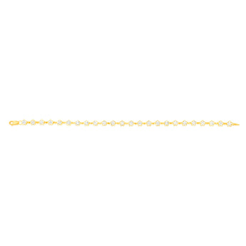 Luminesce Lab Grown 1.9 Carat Diamond 18cm Bracelet in 9ct Yellow Gold