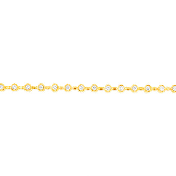 Luminesce Lab Grown 0.45 Carat Diamond Bracelet in 9ct Yellow Gold