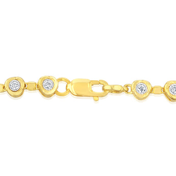 Luminesce Lab Grown 0.45 Carat Diamond Bracelet in 9ct Yellow Gold