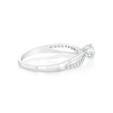 Luminesce Lab Grown 1/2 Carat Diamond Ring 9ct White Gold