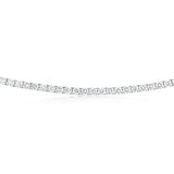 Luminesce Lab Grown 12 Carats Diamond Tennis Necklace in 9ct White Gold