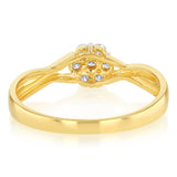 Luminesce Lab Grown 1/4 Carat Diamond Dress Ring in 9ct Yellow Gold